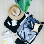 travel wardrobes flatlay